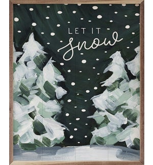 Christmas In The Mountains Let It Snow By Emily Wood